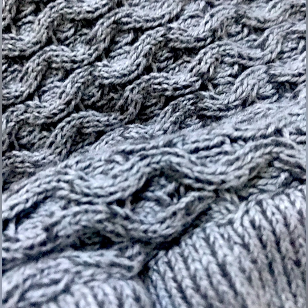 Carbon size small hoodie sweater thickly knitted oversized